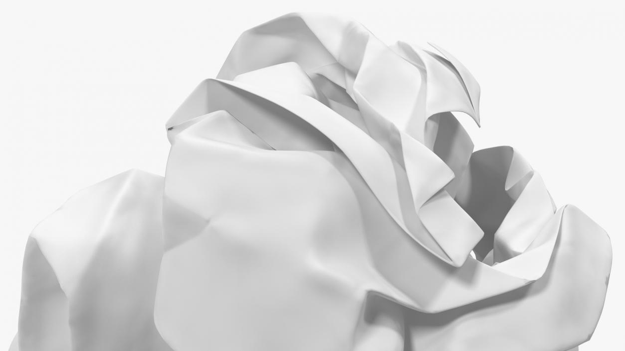 Crumpled Paper Ball 3D model