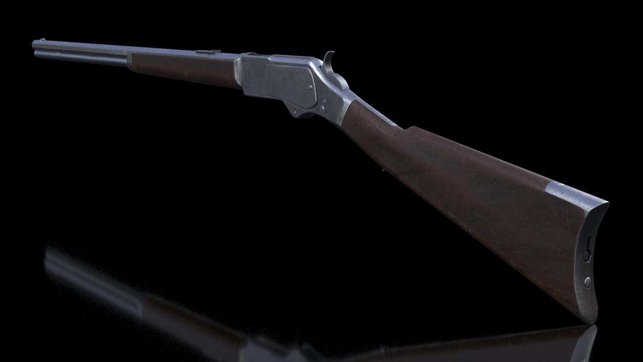 Winchester 1873 Lever-action Rifle 3D model