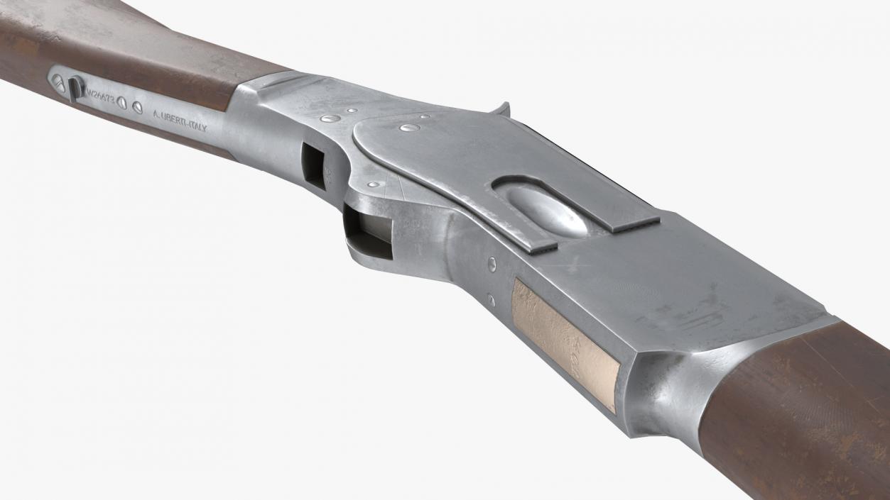 Winchester 1873 Lever-action Rifle 3D model