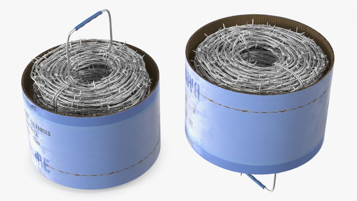 3D Barbed Wire in Cardboard Packaging with Handle