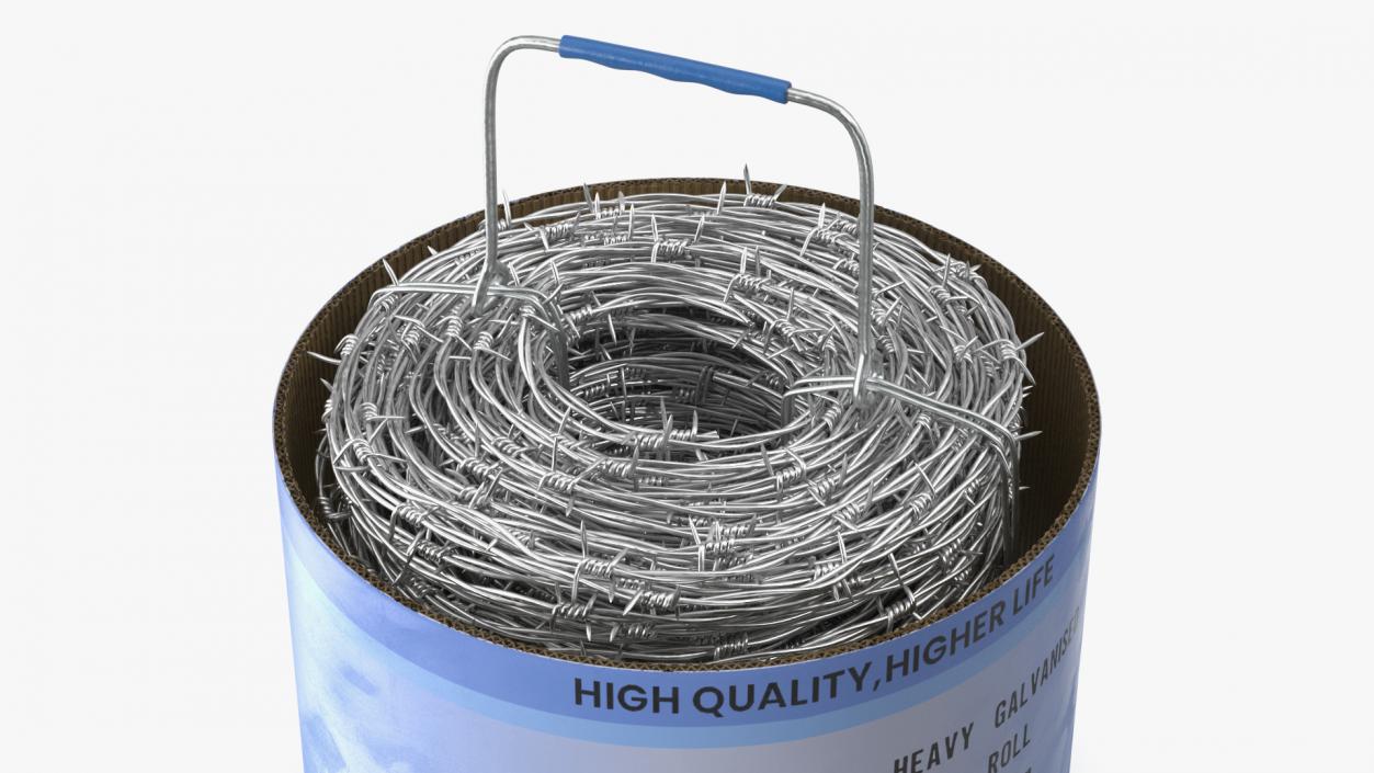 3D Barbed Wire in Cardboard Packaging with Handle