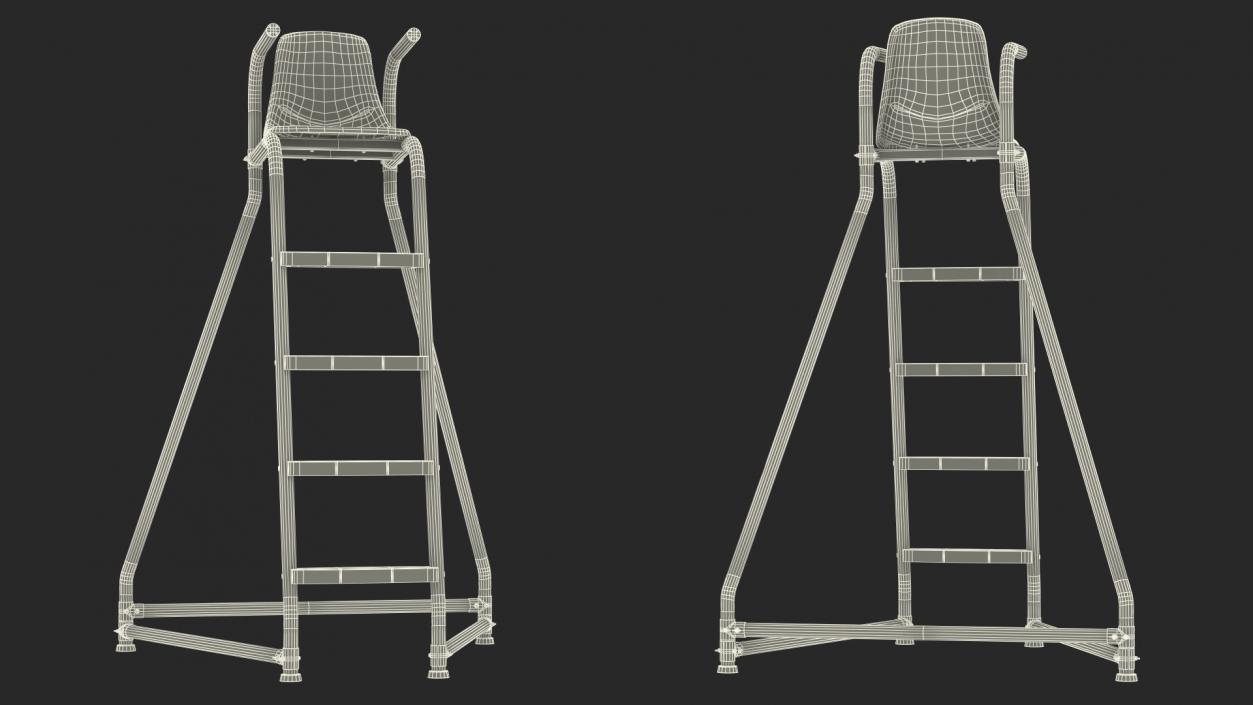 Lifeguard Chairs Collection 3D