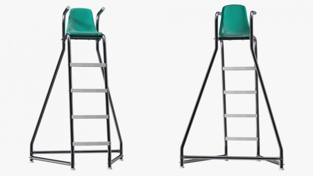 Lifeguard Chairs Collection 3D