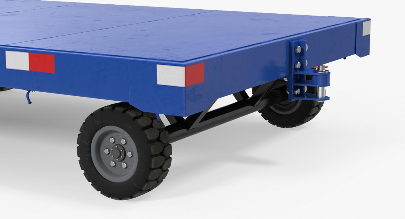 3D Airport Baggage Trailer model