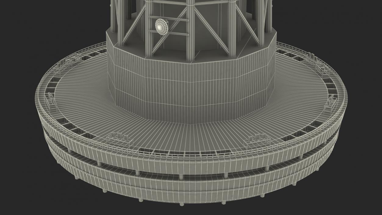 Spire and Antenna System 3D model