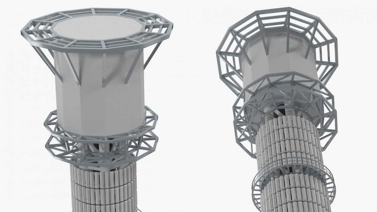 Spire and Antenna System 3D model