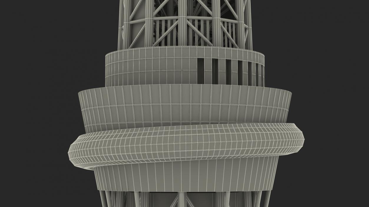 Spire and Antenna System 3D model