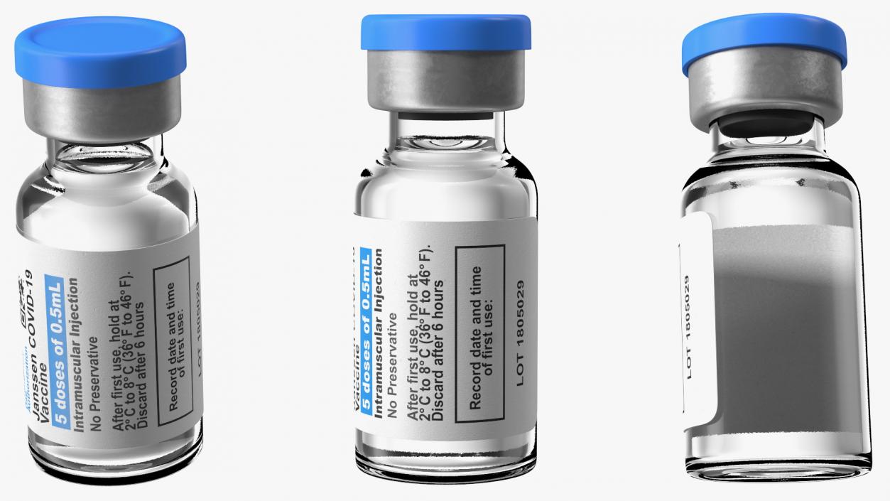 3D model Covid19 Vaccines Set