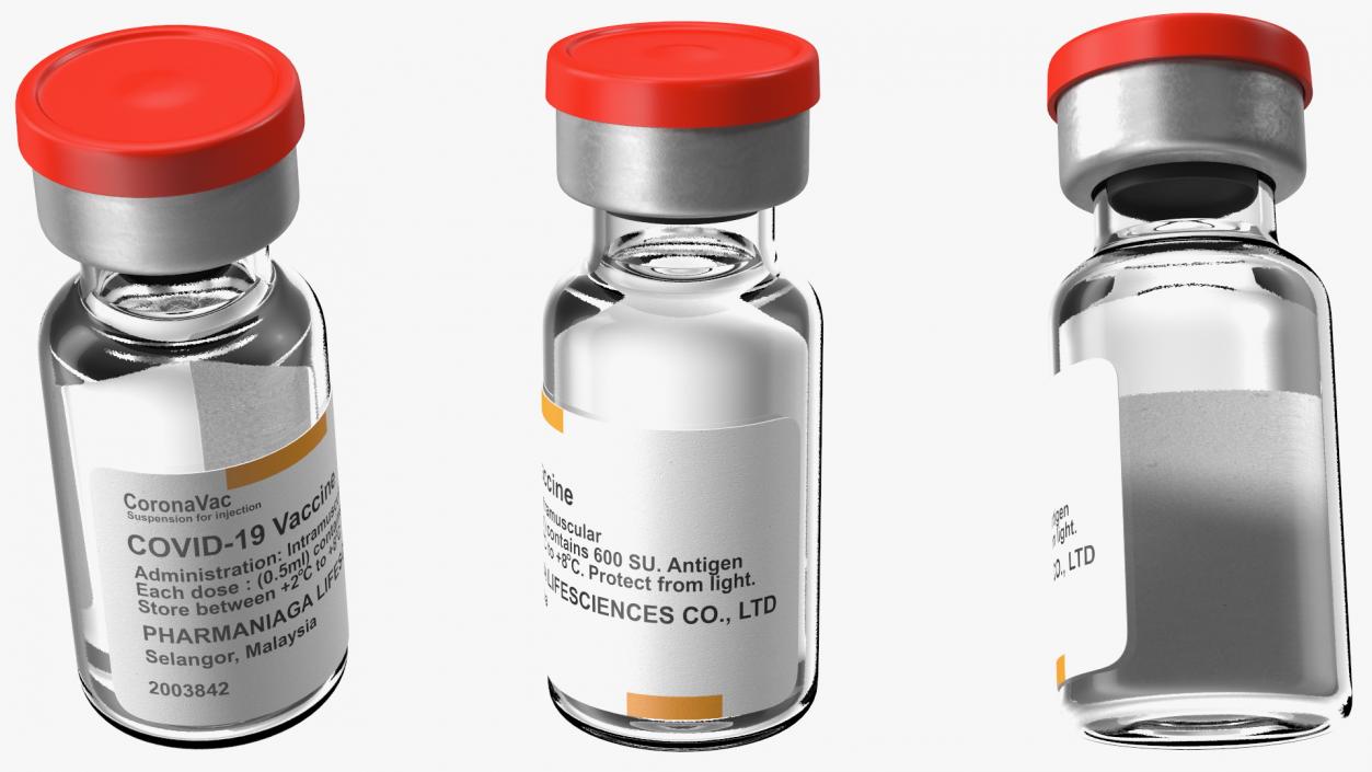 3D model Covid19 Vaccines Set