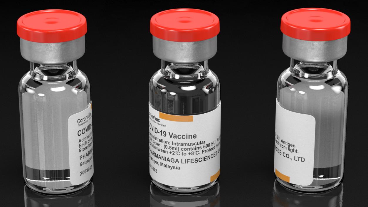 3D model Covid19 Vaccines Set