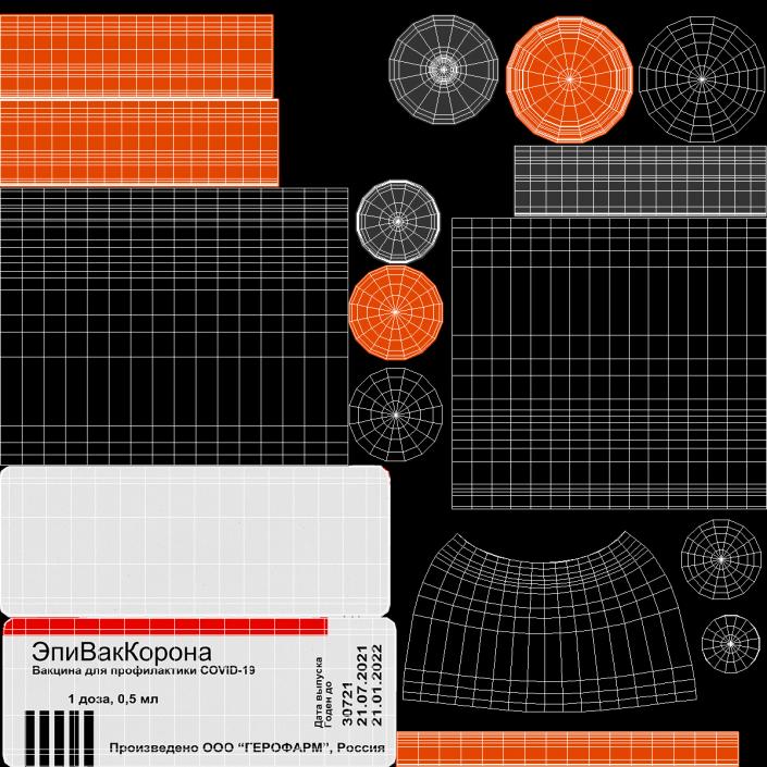 3D model Covid19 Vaccines Set