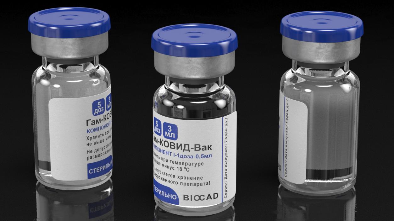 3D model Covid19 Vaccines Set