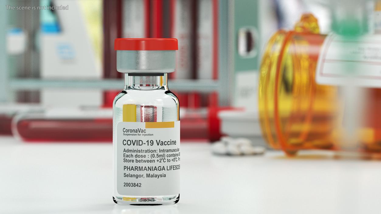 3D model Covid19 Vaccines Set