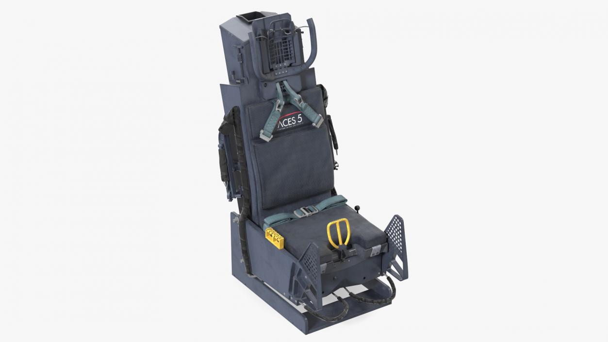 3D Ejectable Airplane Seat ACES FIVE model