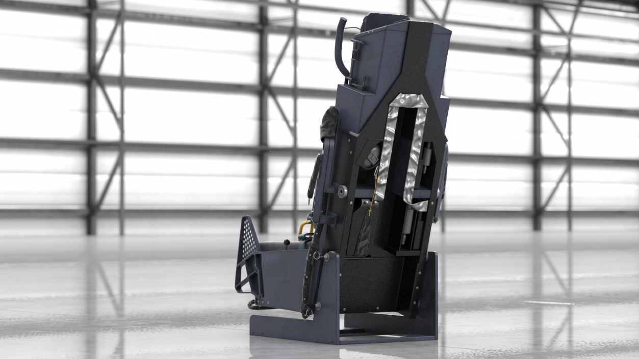 3D Ejectable Airplane Seat ACES FIVE model