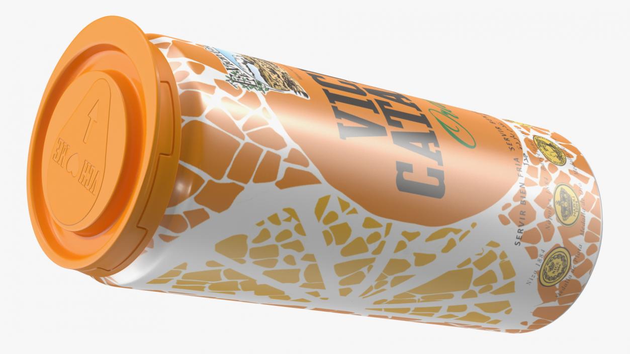 3D Can of Vichy Catalan Water Orange model