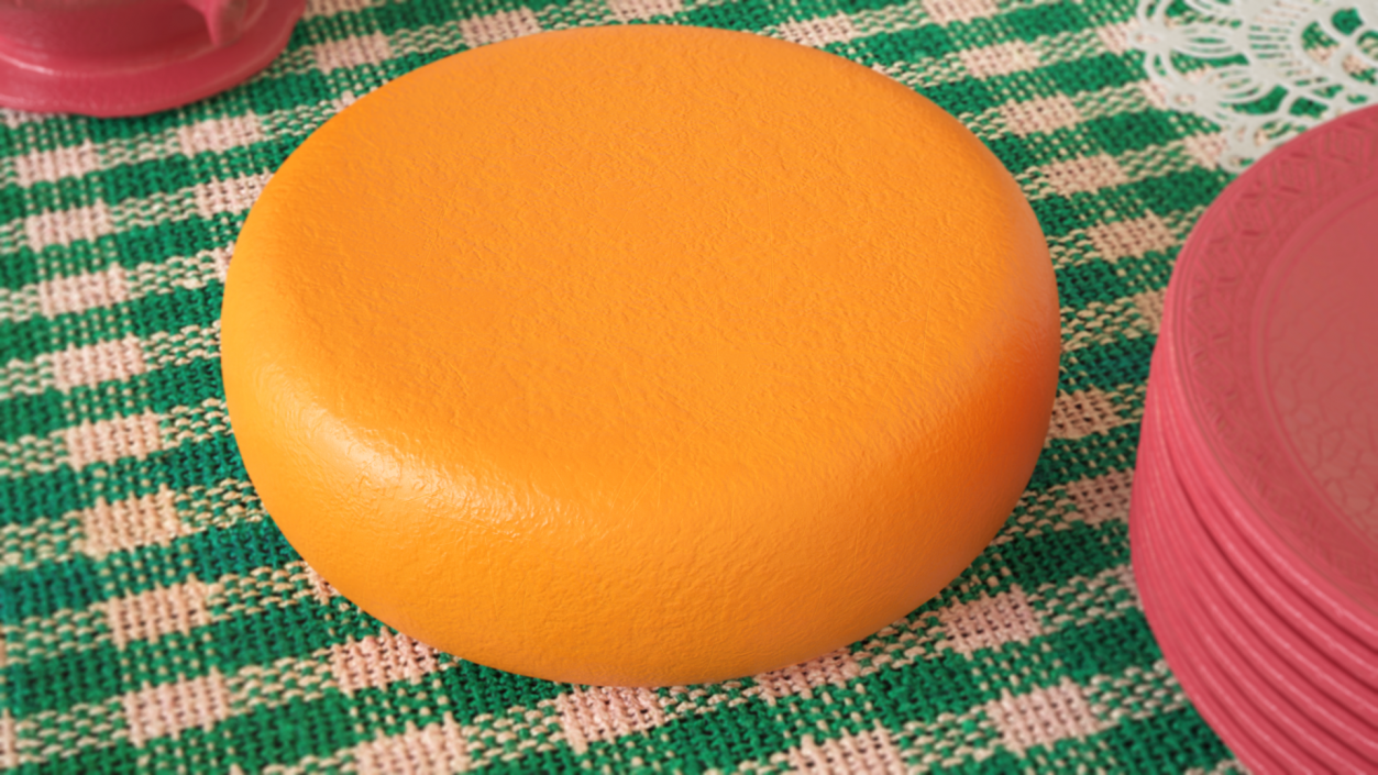 3D Cartoon Cheesehead model