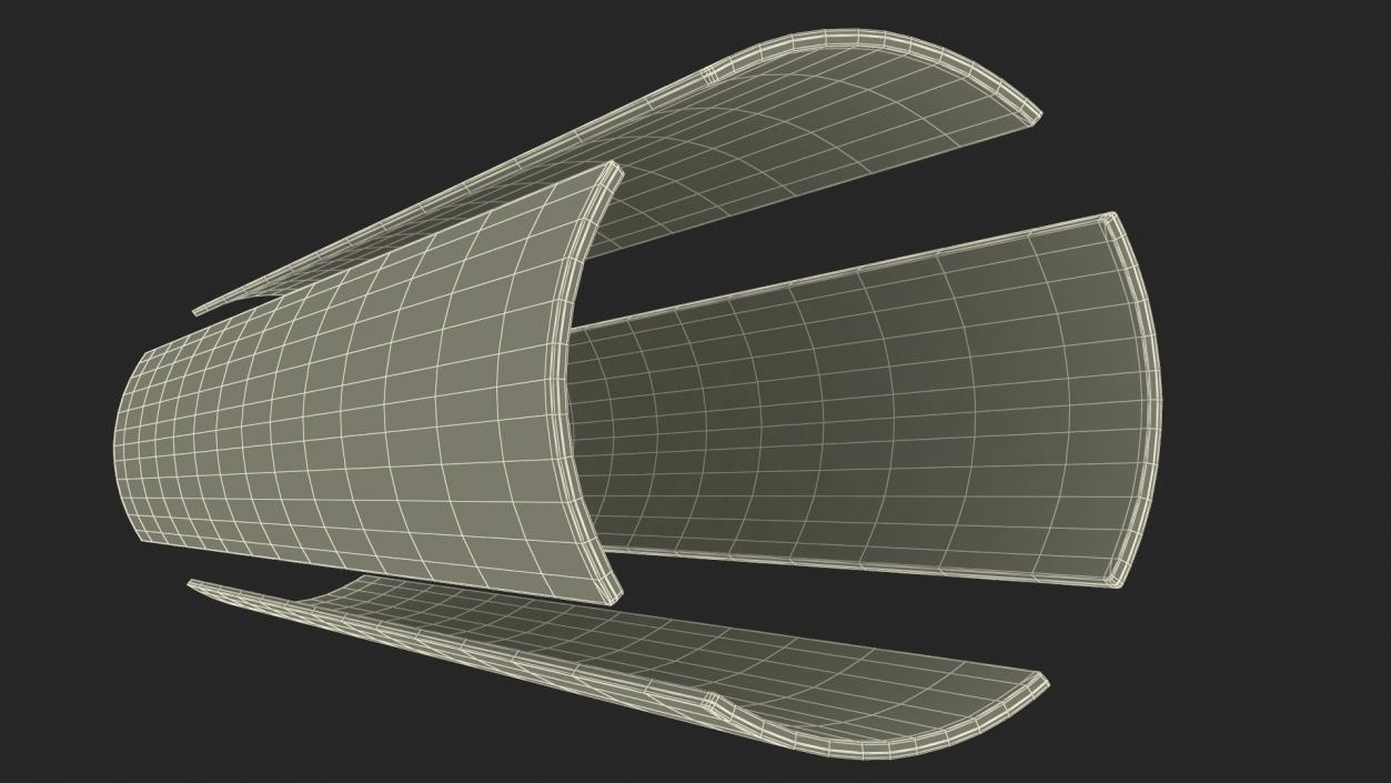 Structure of Wood Bark 2 3D model