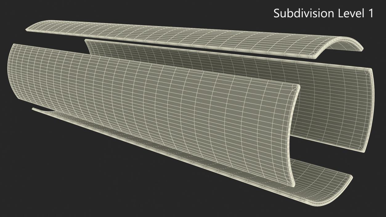 Structure of Wood Bark 2 3D model