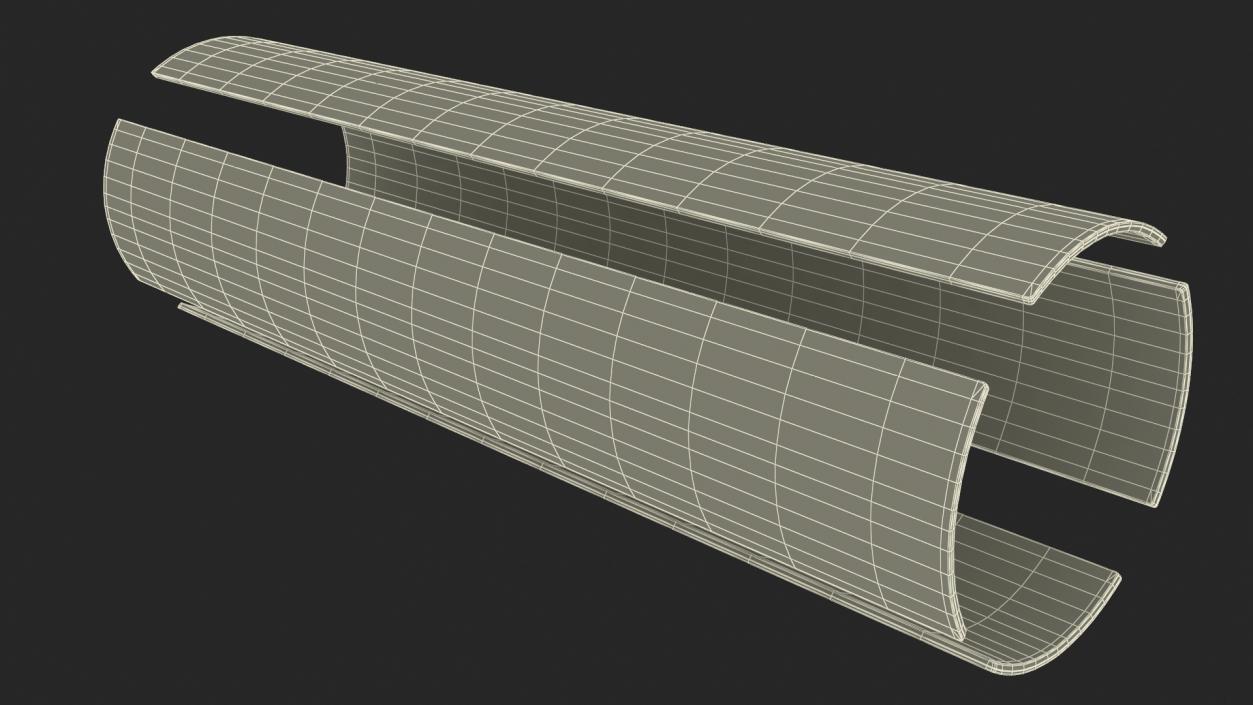 Structure of Wood Bark 2 3D model