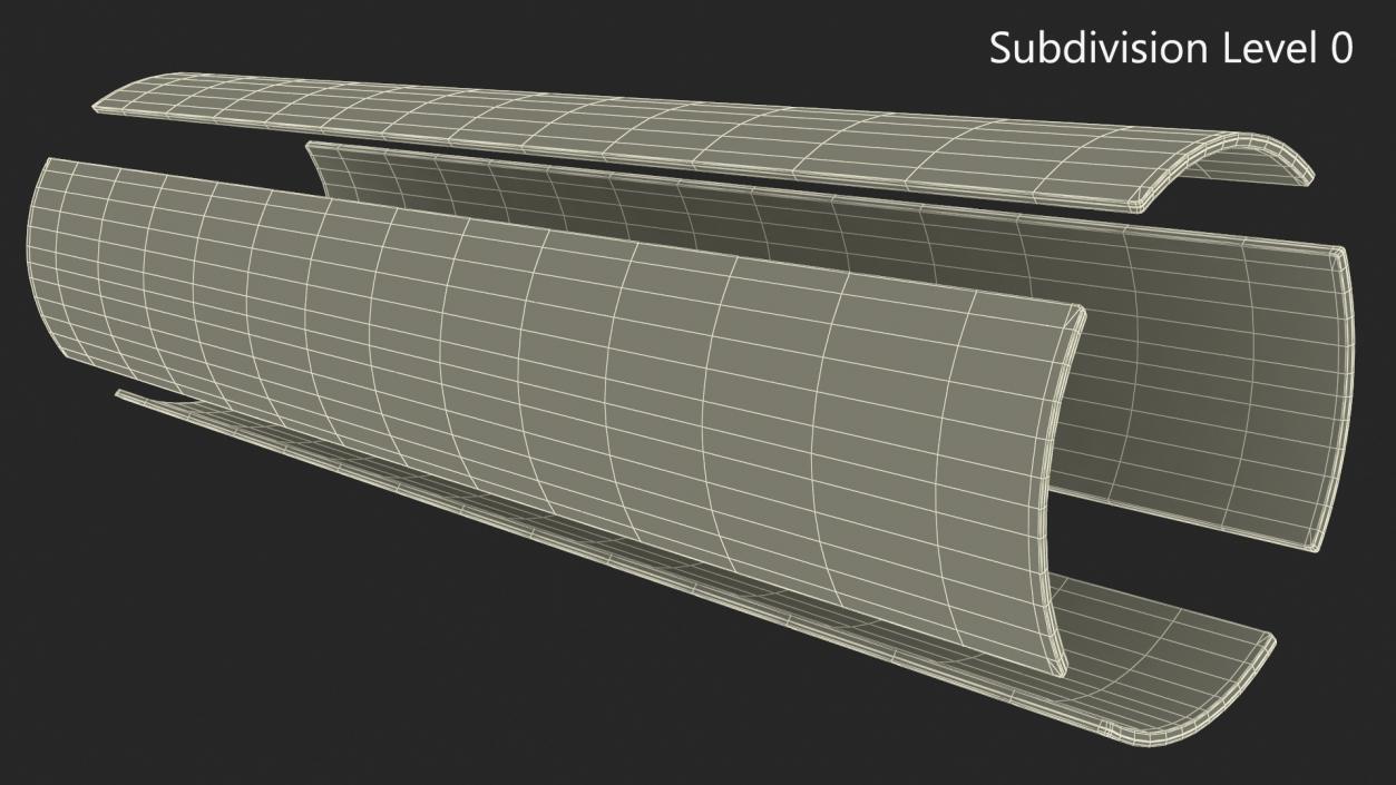 Structure of Wood Bark 2 3D model