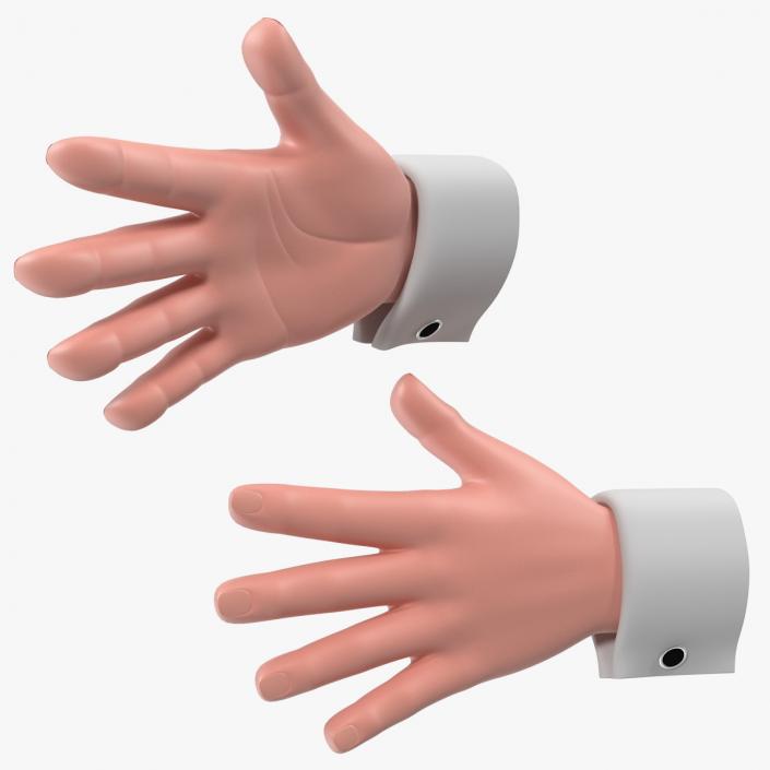 Cartoon Man Hands 3D