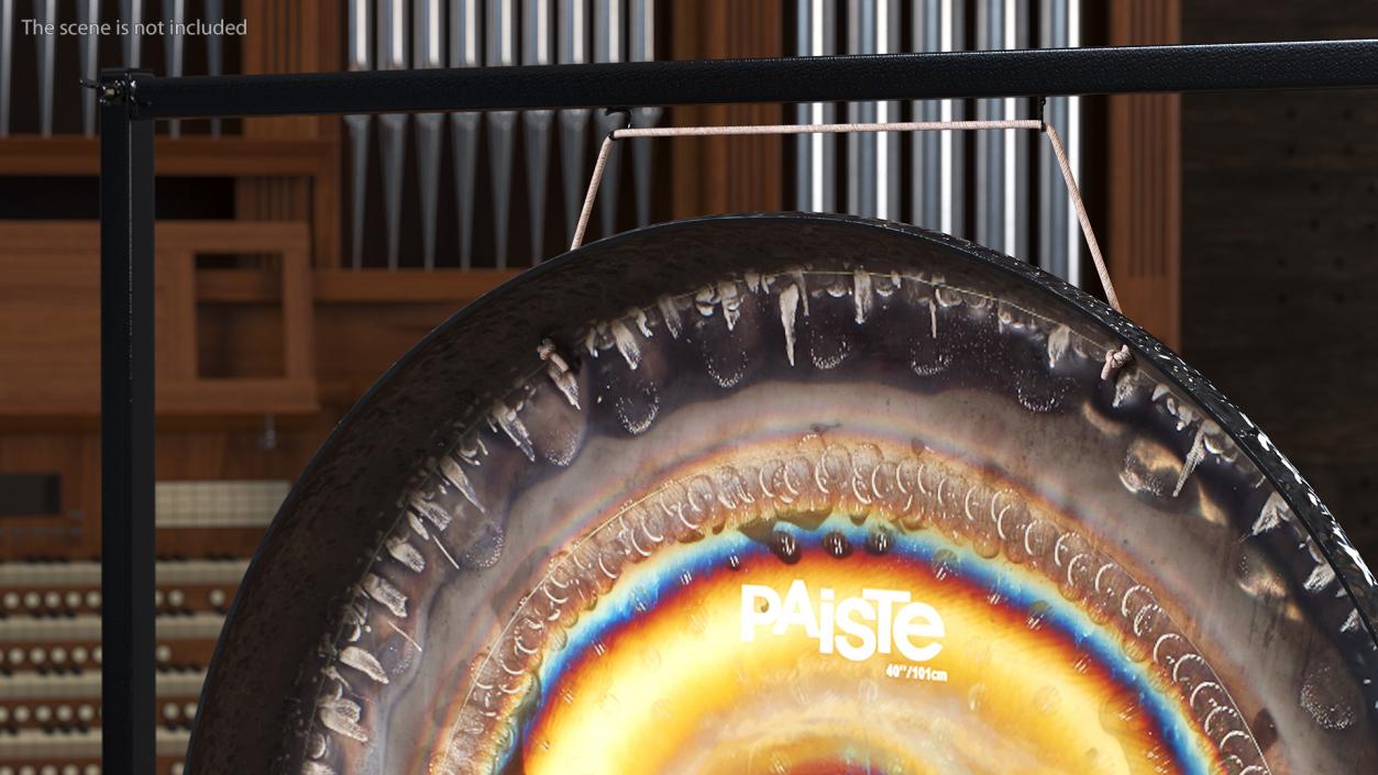 Symphonic Gong Paiste 40 inch Square Stand 3D