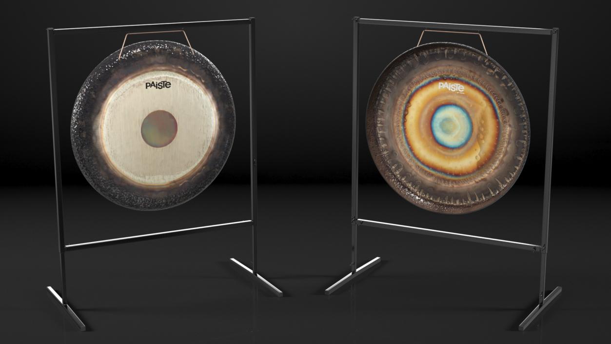 Symphonic Gong Paiste 40 inch Square Stand 3D