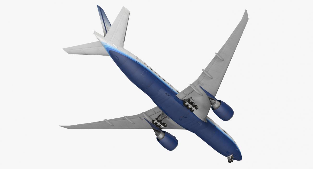 Boeing 777 200LR United Airlines 3D