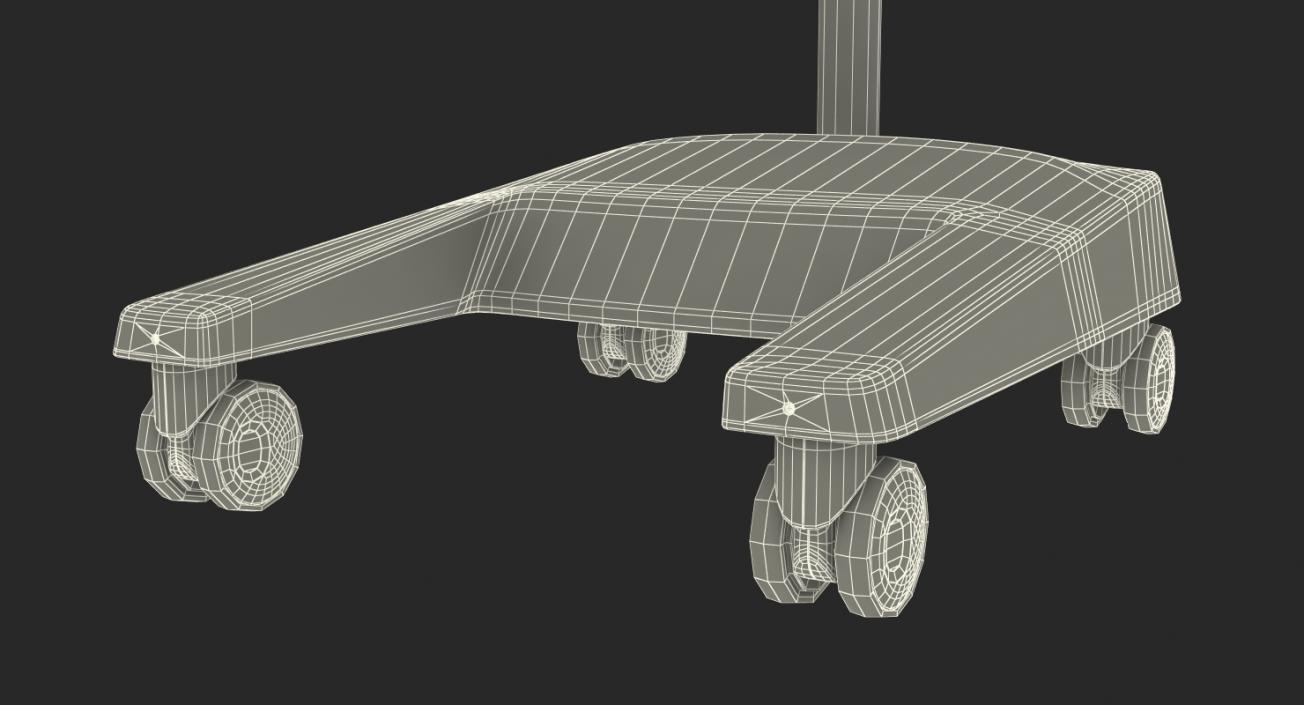 3D Modular Surgical Light System Rigged