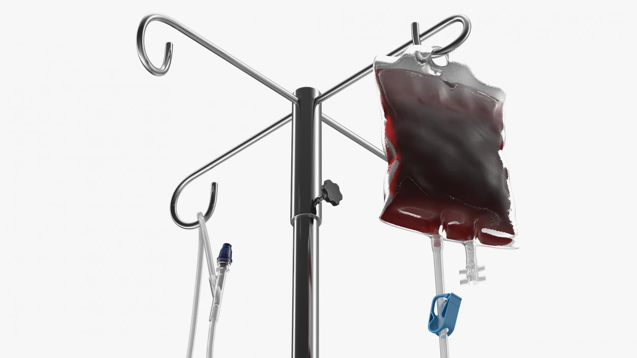 3D IV Blood Bag Dropper Stand