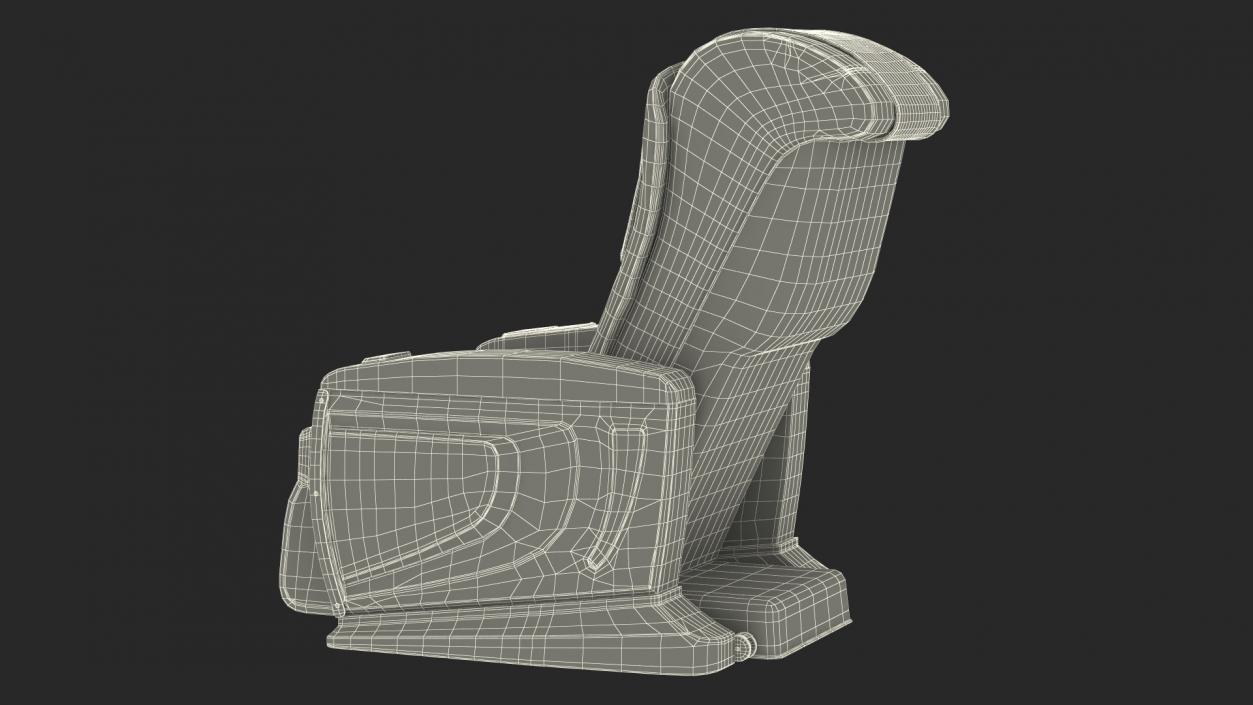 Massage Vending Chair Beige 3D