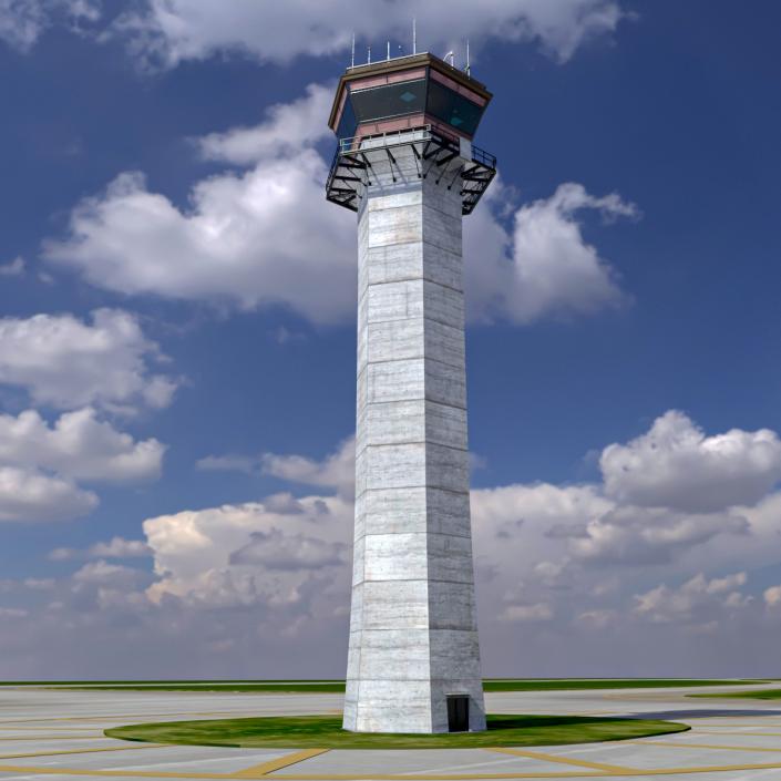 3D Airport Control Tower