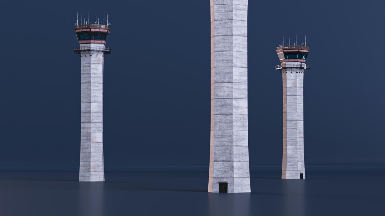 3D Airport Control Tower