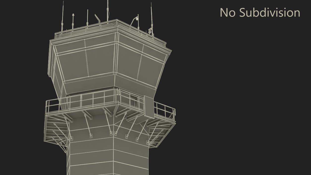 3D Airport Control Tower