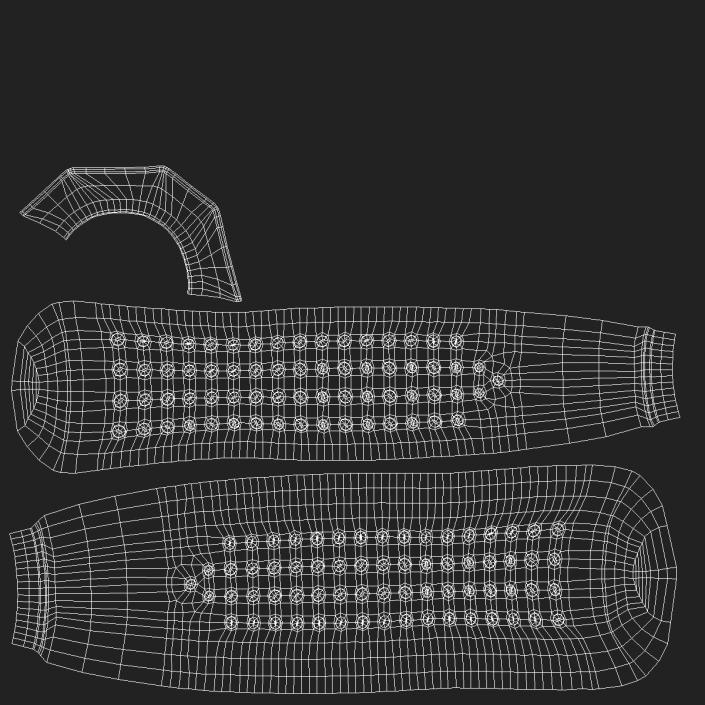 3D Steel Shaft Claw Hammer model