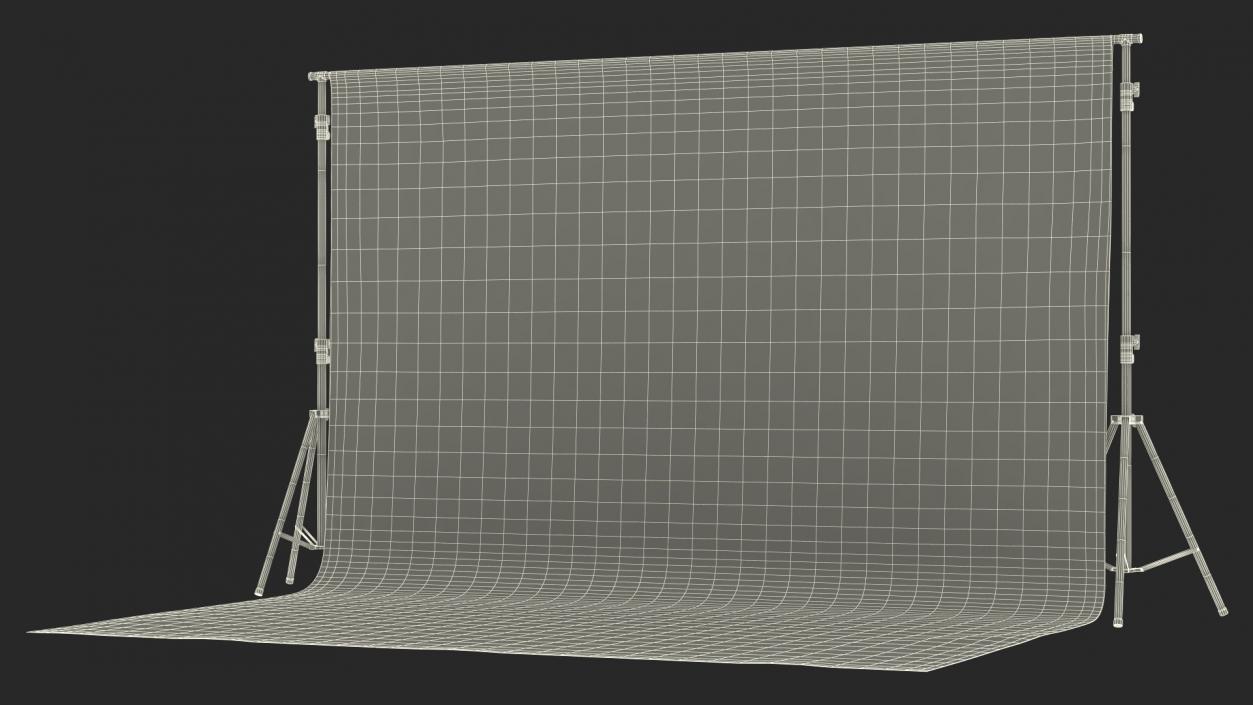 Adjustable Photography Backdrop Studio Stand 3D model