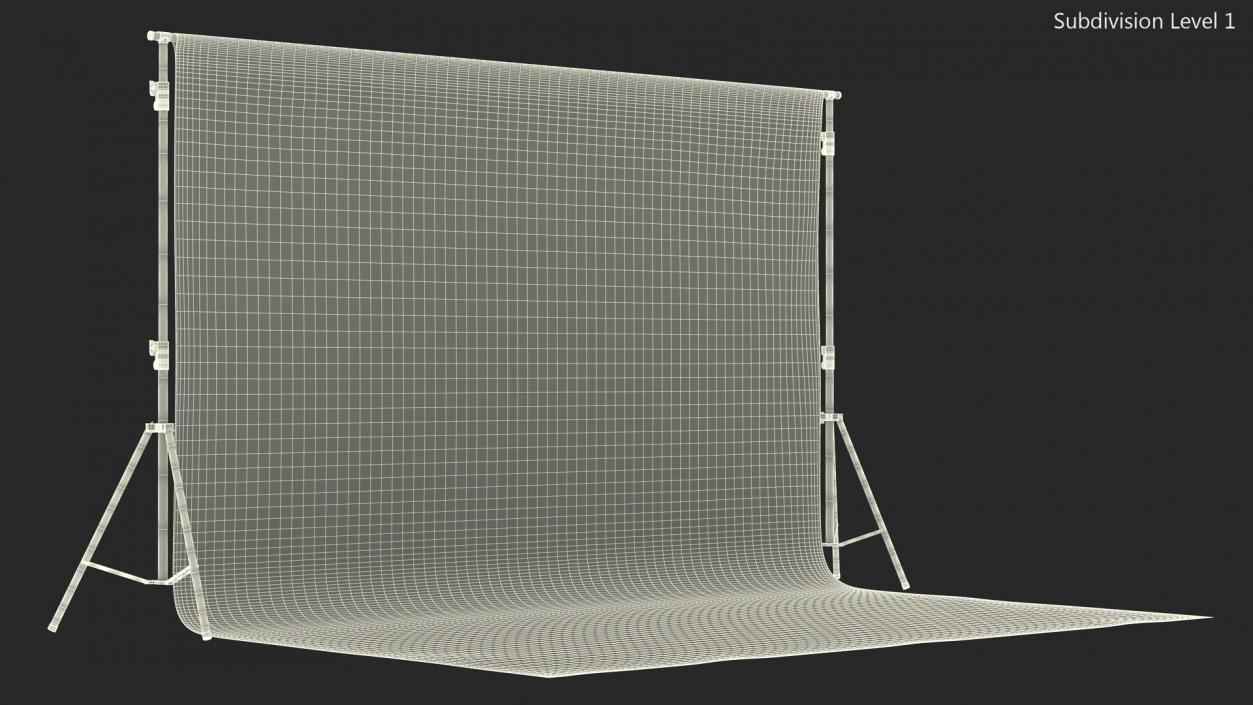 Adjustable Photography Backdrop Studio Stand 3D model