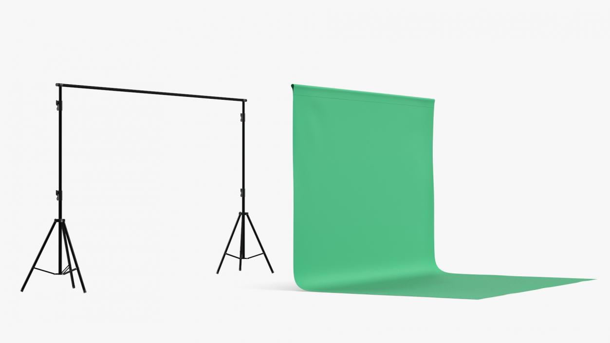 Adjustable Photography Backdrop Studio Stand 3D model