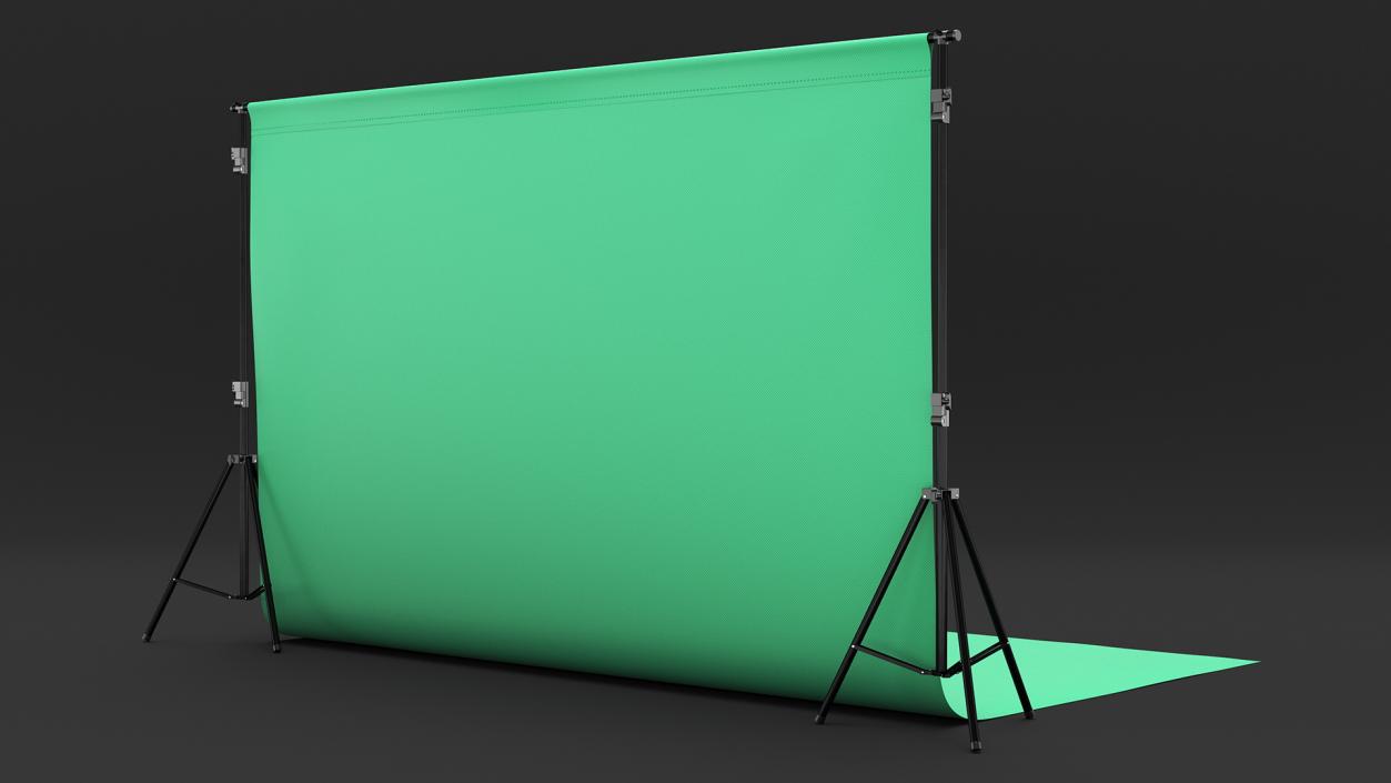 Adjustable Photography Backdrop Studio Stand 3D model