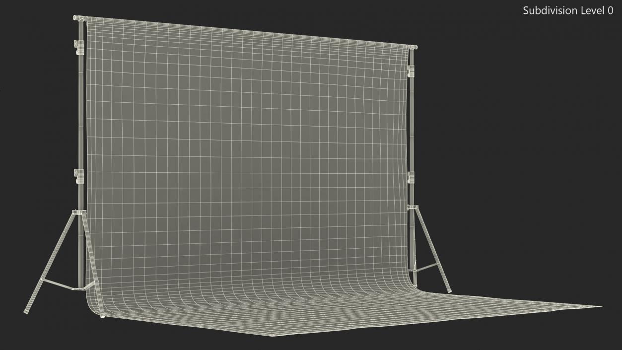 Adjustable Photography Backdrop Studio Stand 3D model