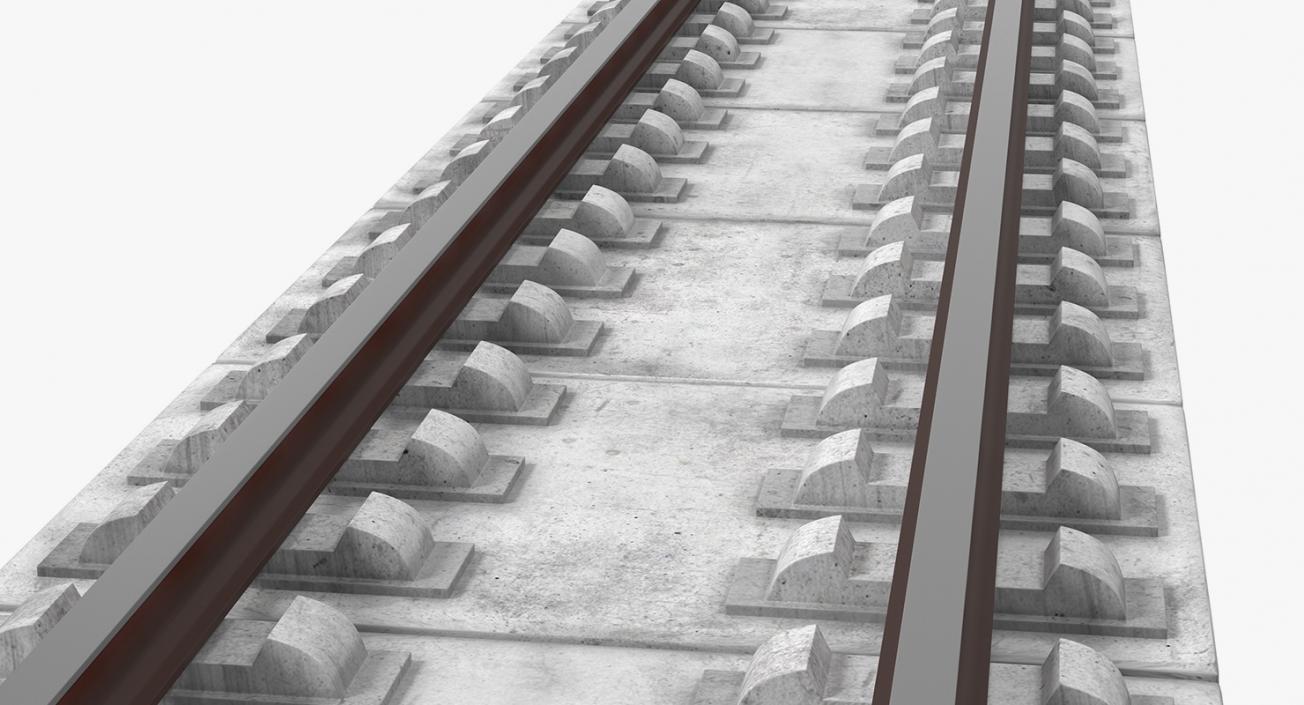 3D model Highspeed Railway Section