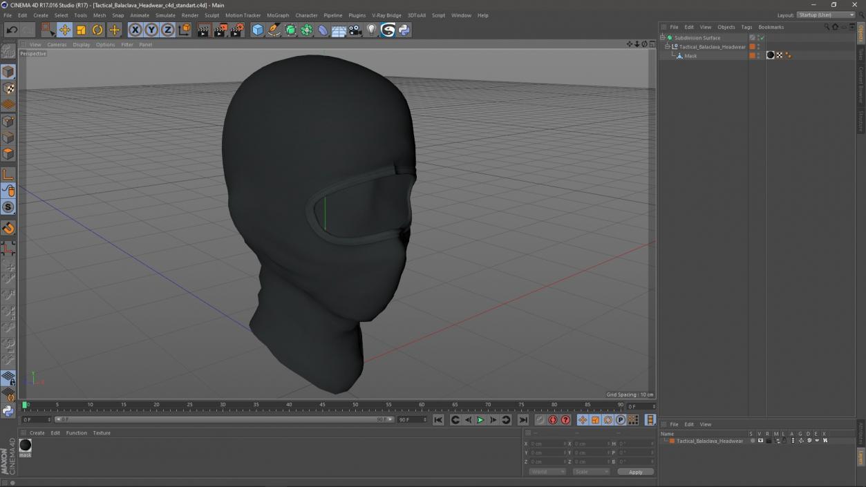 Tactical Balaclava Headwear 3D