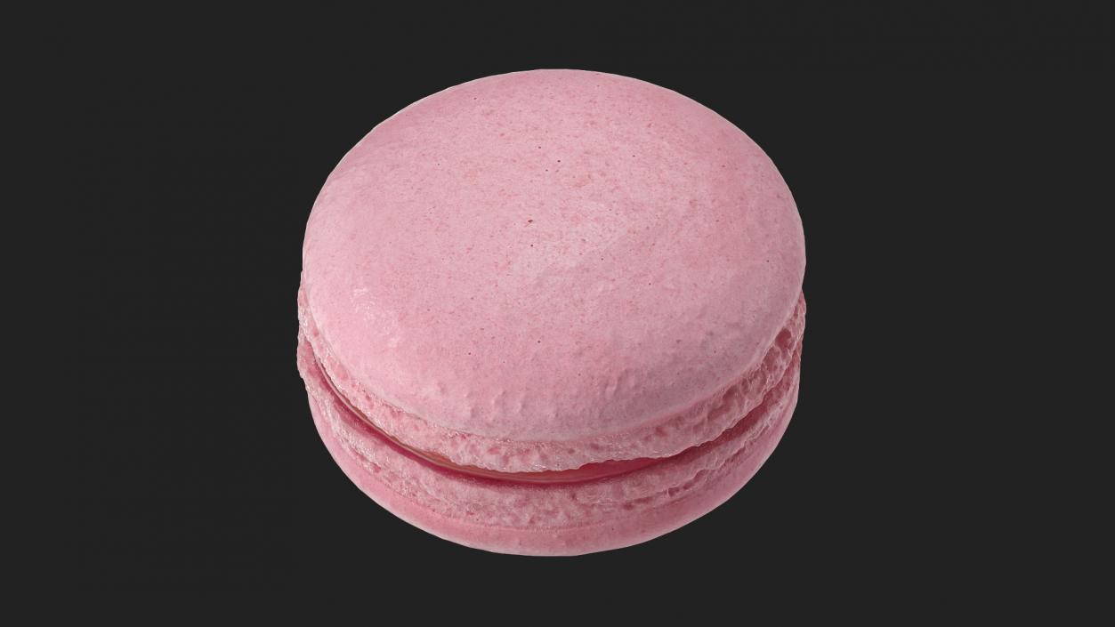 Cherry Macaron 3D model