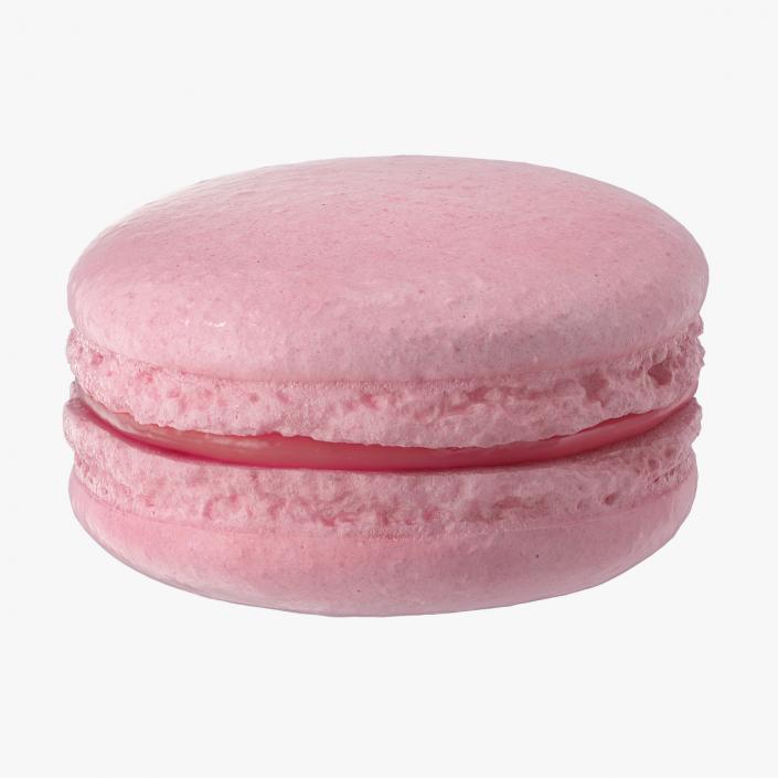 Cherry Macaron 3D model