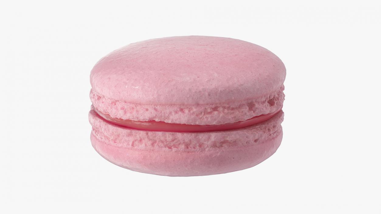 Cherry Macaron 3D model