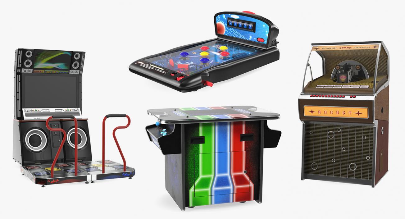 3D model Arcade Games Collection 6