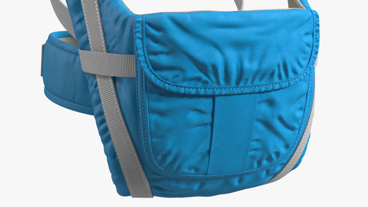 3D Convertible Baby Carrier Blue Sitting Position