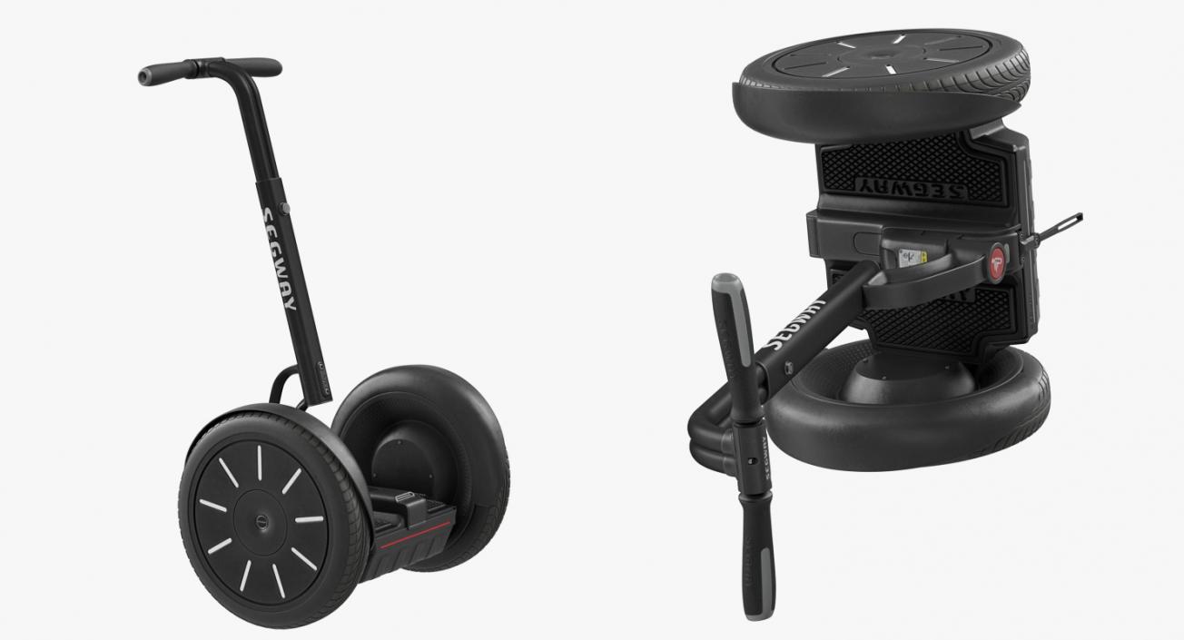 3D Segway Electric Self Balance Scooter Rigged model