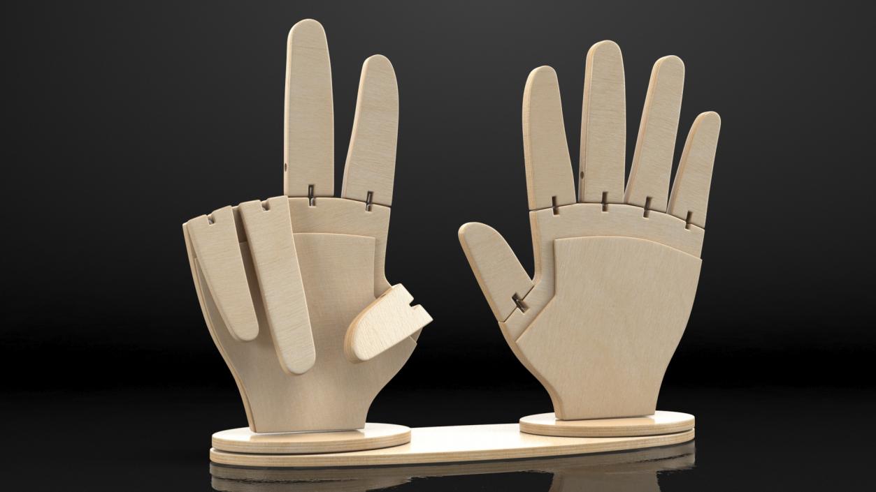 Counting Hands 3D model